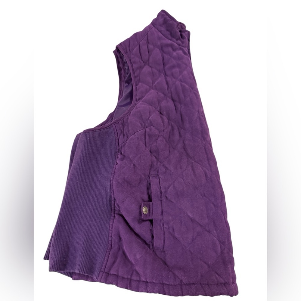 Croft & Barrow Purple Vest - Picture 8 of 10